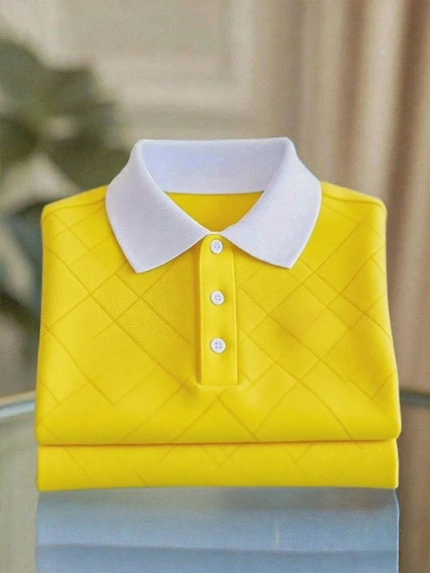 Men's Business Casual Button Short SleeveShirt for Work Sporty Daily College Street Vintage