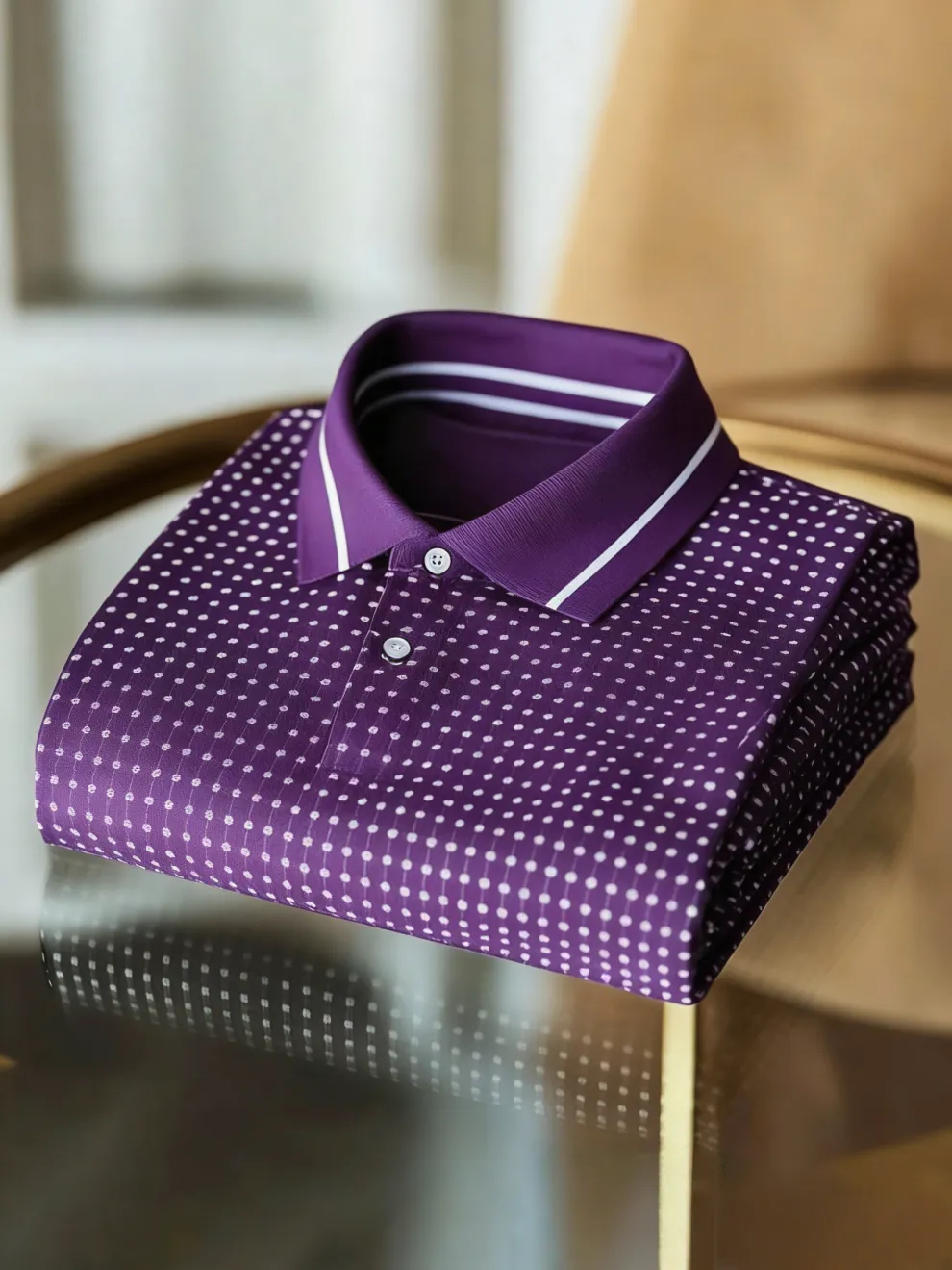 Men’s Classic Business Logo Button Short Sleeve - Image 5