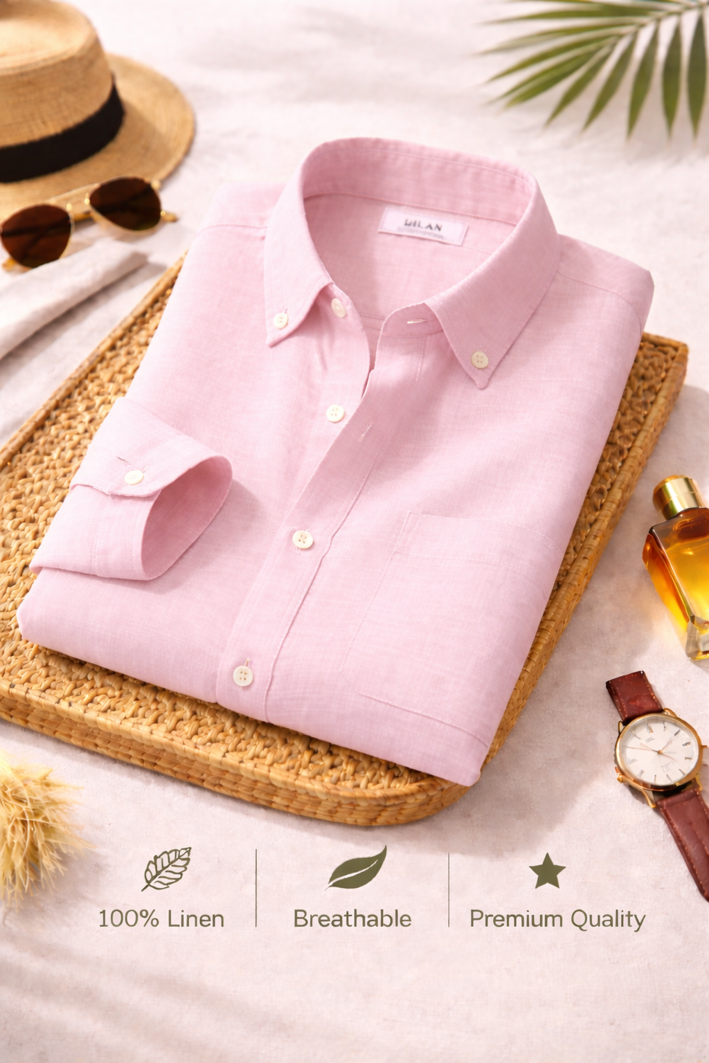 Combo Set 6 Linen Shirts Combo Pack (4 Shirts) - Image 2