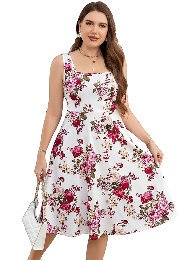 Women's & Girls Midi Solid Cami Casual Dress - Image 9