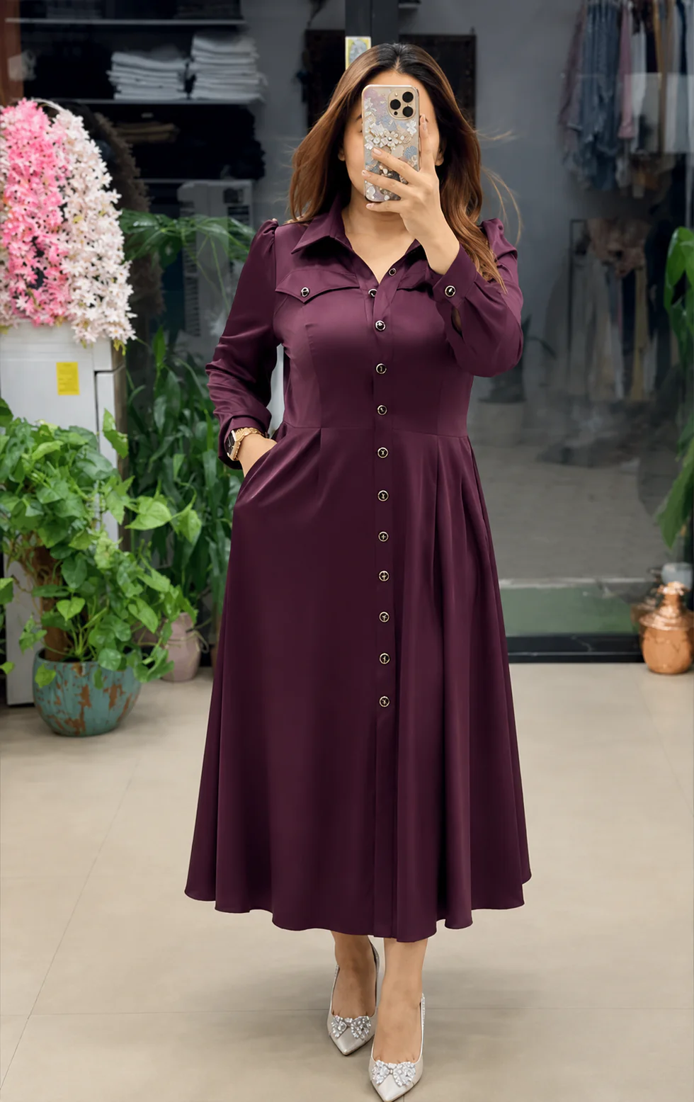 Women's Premium Rayon Printed Dress