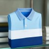 Basic Casual Stylish Stripe Printed Shirt Stretch Comfort Camping Pullover Shirt Big Tall
