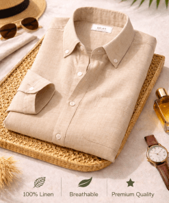 Lemon Premium Linen Shirt