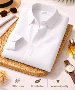 White Premium Linen Shirt