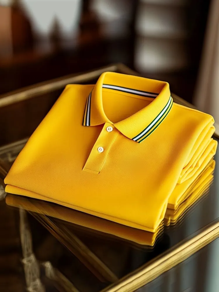 Men's Business Casual Button Short Sleeve Shirt