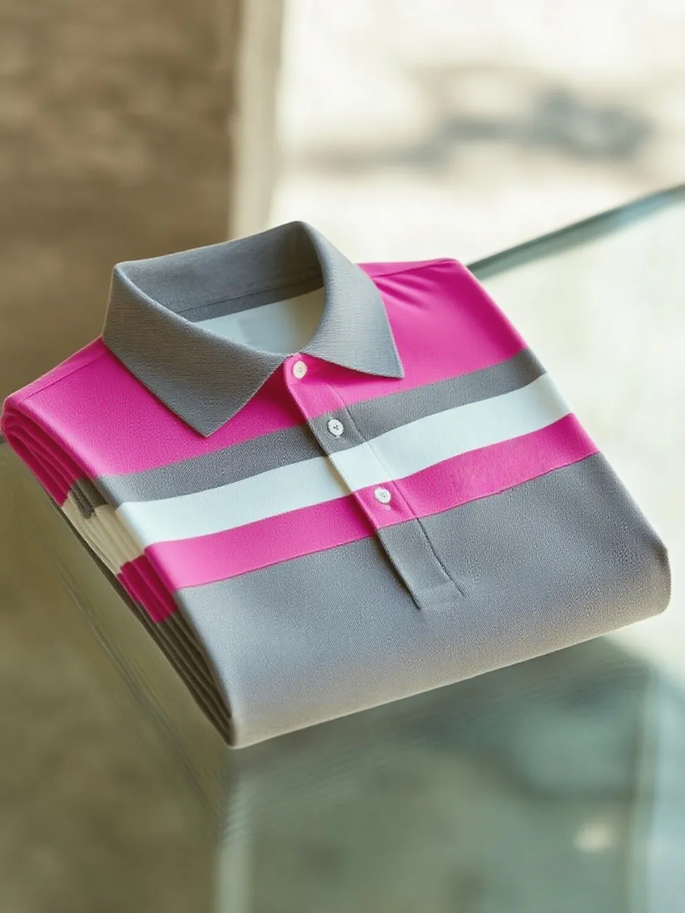 Men’s Business Casual Button Short Sleeve Shirt - Image 6