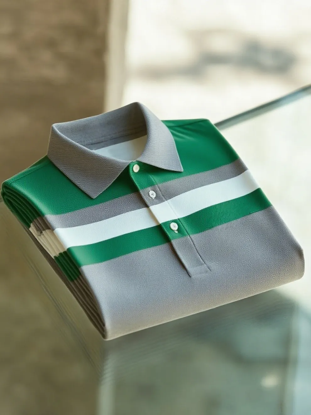 Men’s Business Casual Button Short Sleeve Shirt - Image 4