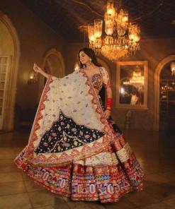 Multi Color Maslin Cotton With Digital Print Lehenga Choli